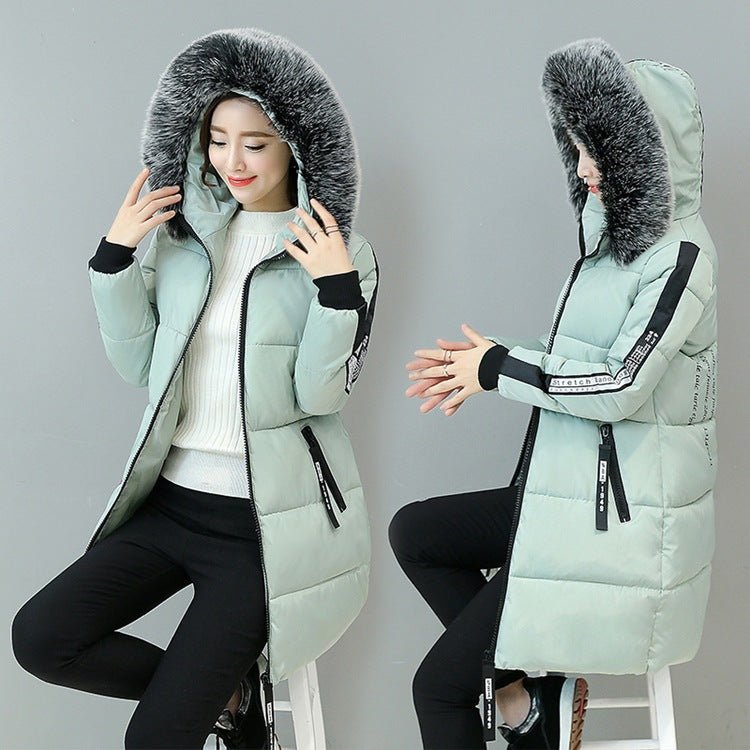 Winter new women's cotton suit Korean Slim long section down coat women's coat thickening - pokema9dd4e9c49630fac5c1c8077744942eb9