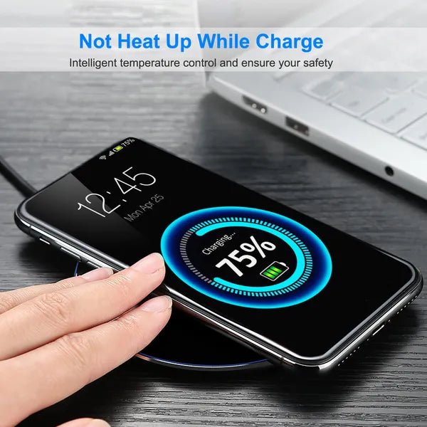 Wireless Charger Qi-Certified Ultra-Slim 5W Charging Pad For IPhone XS MAX/XR/XS/X/ 8/8 Plus - pokema3cce5f776e612d1462d64d03134ab1d