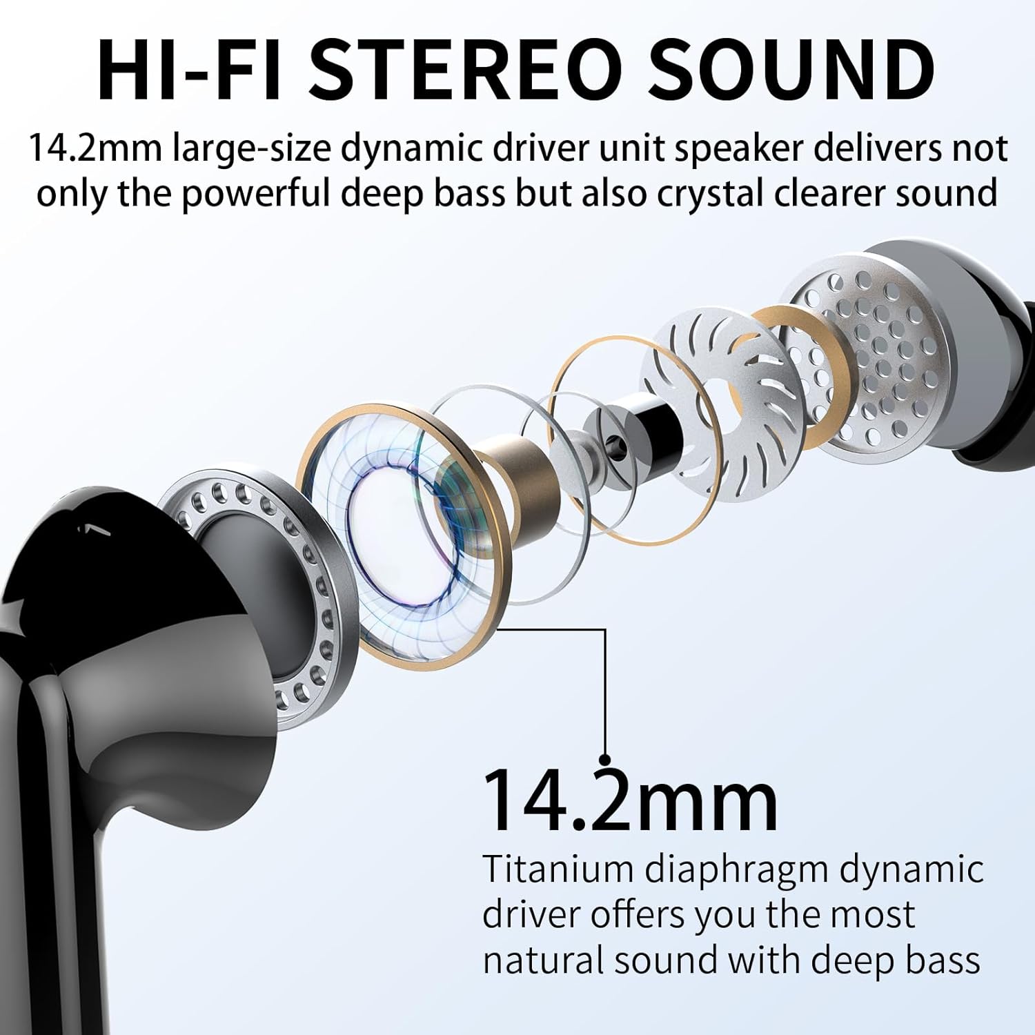 Wireless Earbuds, Bluetooth Headphones 5.4 HiFi Stereo, Wireless Earphones with ENC Noise Cancelling Mic, IP7 Waterproof in Ear Headphones, LED Digital Display Ear Buds, Touch Control, Black - pokemaWireless Earbuds, Bluetooth Headphones 5.4 HiFi Stereo, Wireless Earphones with ENC Noise Cancelling Mic, IP7 Waterproof in Ear Headphones, LED Digital Display Ear Buds, Touch Control, Black