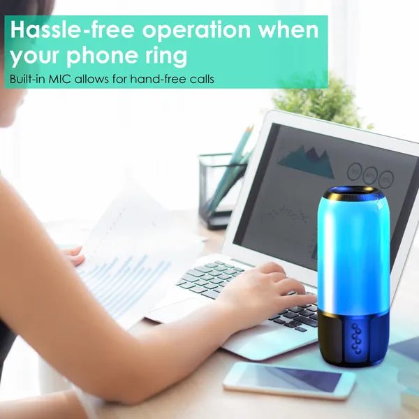Wireless Portable Speaker Loud Stereo Speaker With Color Changing Light Radio Party TWS Speaker For Home Outdoor Travelling - pokema659d10b21baab1c76231e7bb7cc0ebac