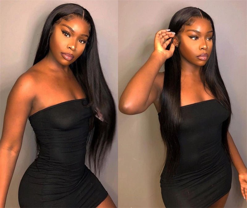 Women's Fashion Simple Human Hair Straight Wig - pokemaa65205c9a57ad213d46213d29d479b9d