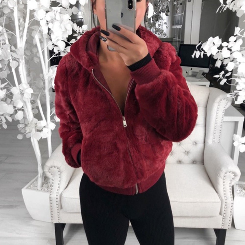 Women's Fox Fur Autumn And Winter Mink Fur Bunny Fur Coat Women - pokema9db86953661e01822d2846d1f4a6b409