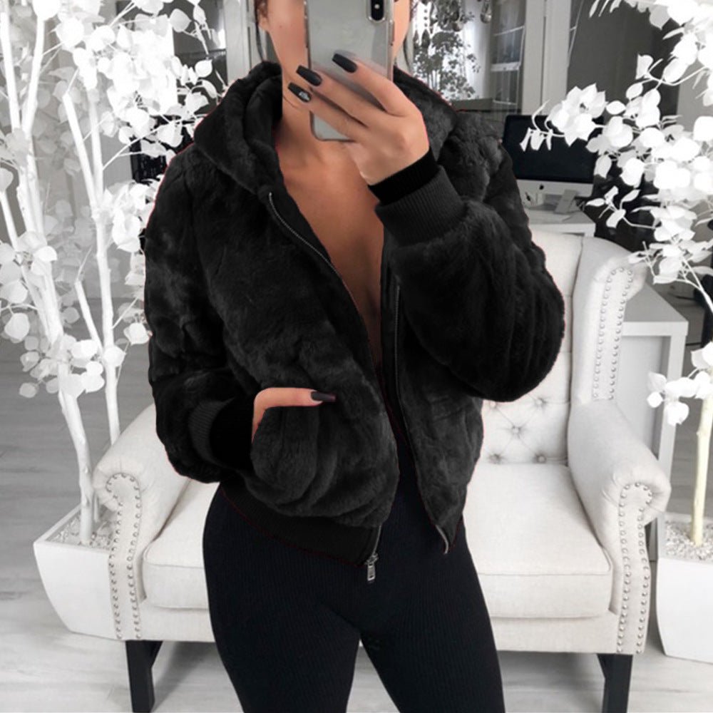 Women's Fox Fur Autumn And Winter Mink Fur Bunny Fur Coat Women - pokemac3fabd09dc2b4f99713590c181e91162