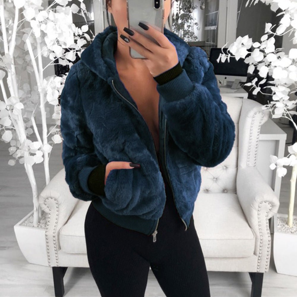 Women's Fox Fur Autumn And Winter Mink Fur Bunny Fur Coat Women - pokema7755e6701dd9b8465a672b07b7c10507