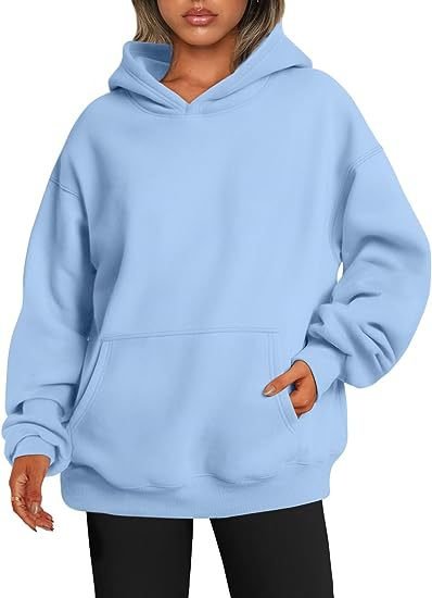 Women's Hoodies With Pockets Fashion Solid Sweatshirt Oversized Hooded Sweater Womens Clothing - pokemae7f06e444fe0f71807d4f75a611cc78d
