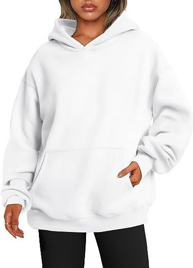 Women's Hoodies With Pockets Fashion Solid Sweatshirt Oversized Hooded Sweater Womens Clothing - pokemaa7d2367b26767b8fa920c42533fa1f95