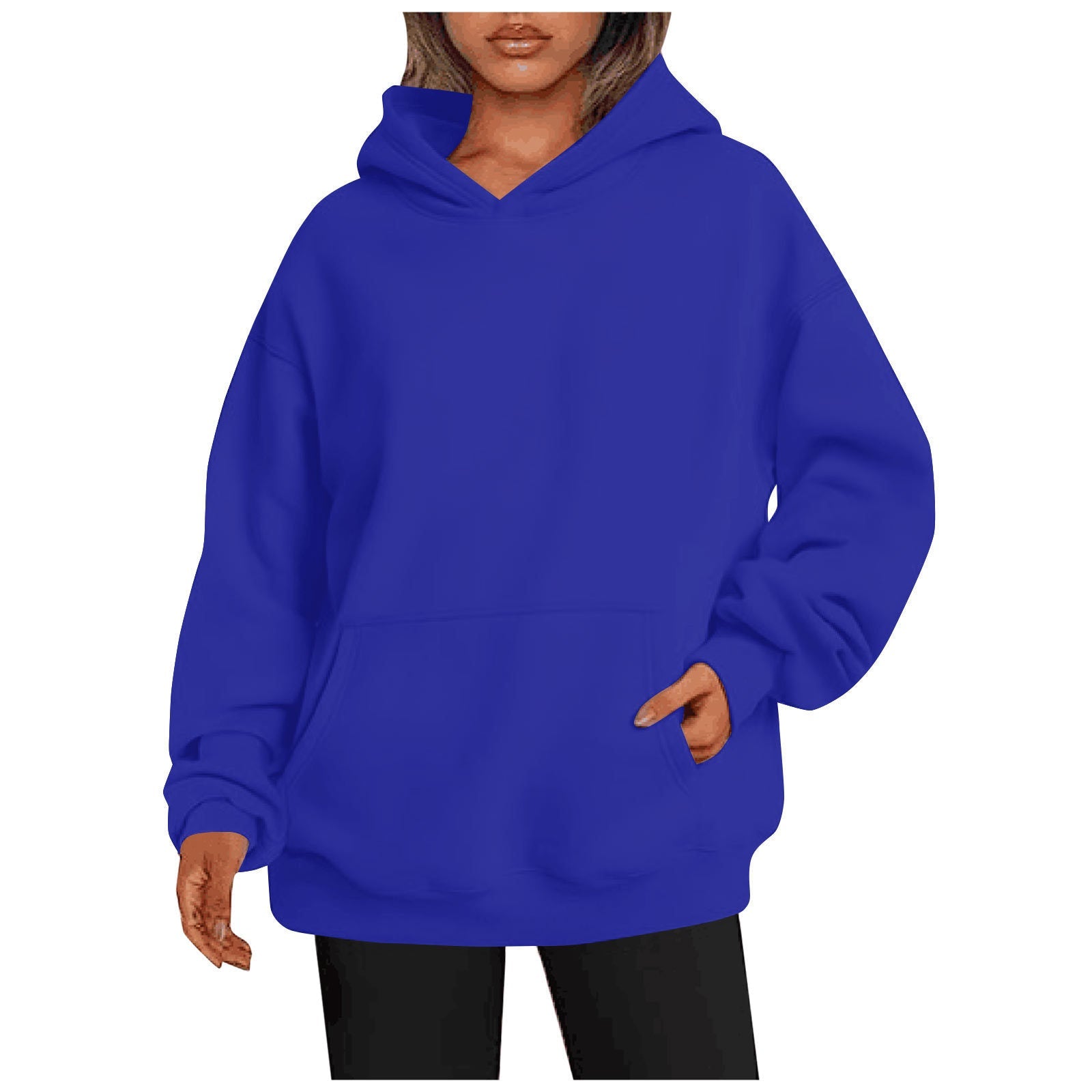 Women's Hoodies With Pockets Fashion Solid Sweatshirt Oversized Hooded Sweater Womens Clothing - pokema5df26333c10f730761fed4b91ebc52f3