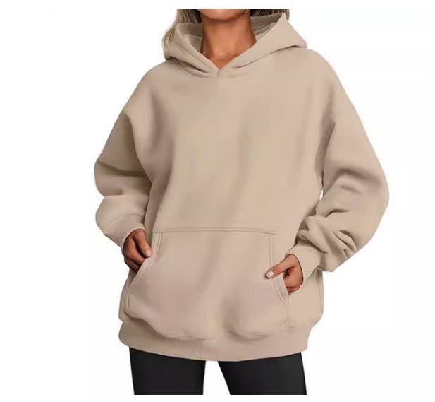 Women's Hoodies With Pockets Fashion Solid Sweatshirt Oversized Hooded Sweater Womens Clothing - pokema84e878a30309def2b71190a2e3ccfd5f