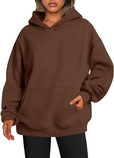 Women's Hoodies With Pockets Fashion Solid Sweatshirt Oversized Hooded Sweater Womens Clothing - pokema3f091847c5c50365bedae19caa284682