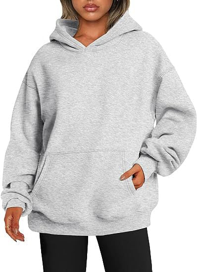 Women's Hoodies With Pockets Fashion Solid Sweatshirt Oversized Hooded Sweater Womens Clothing - pokema84edb5633ec2afefb0db0dba2a8cf3ec