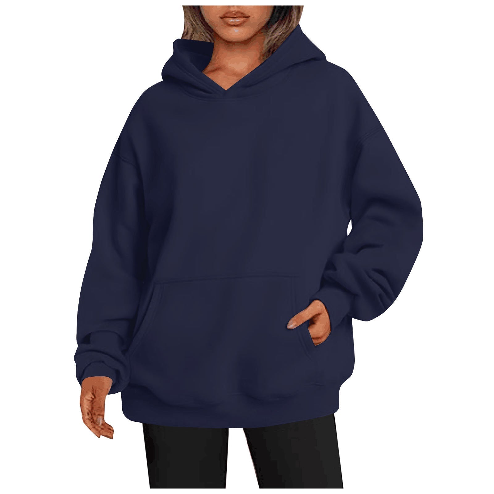 Women's Hoodies With Pockets Fashion Solid Sweatshirt Oversized Hooded Sweater Womens Clothing - pokemac1c9c959dfaeb10801710e3e73226bd4
