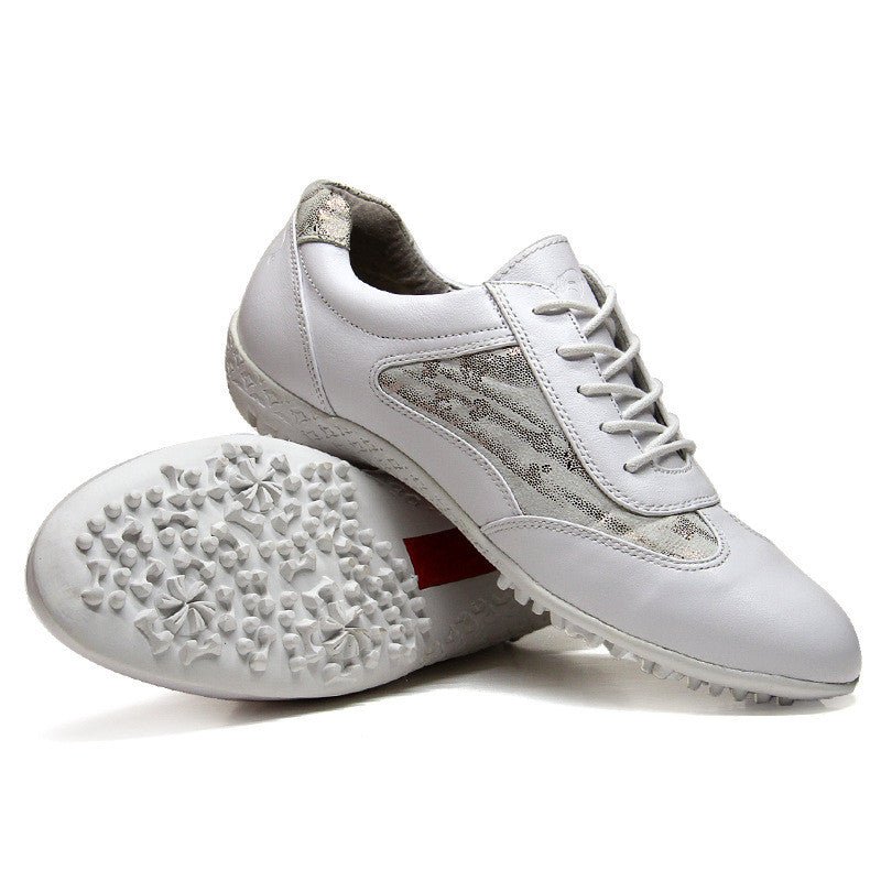 Women's Light Soft Casual Leather Waterproof Breathable Non-Slip Sneakers - pokema4182c8ab164173709f24d020858d9c9a