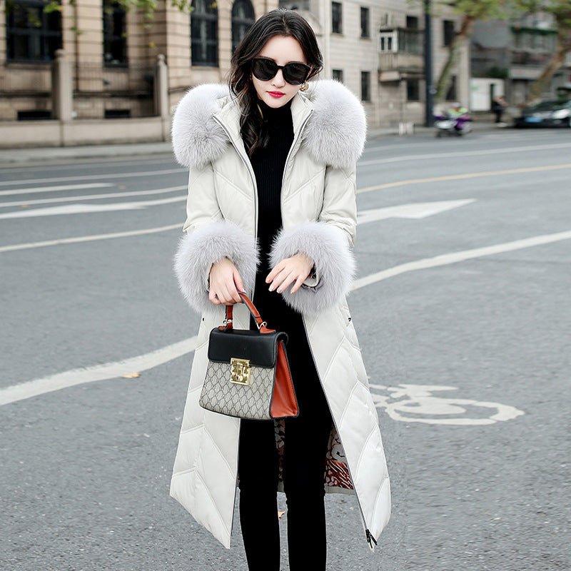 Women's Medium Length Autumn And Winter Hooded Fashion Slim Coat Trend - pokema13141e7f6d2dc43a301ca9b4c116b44