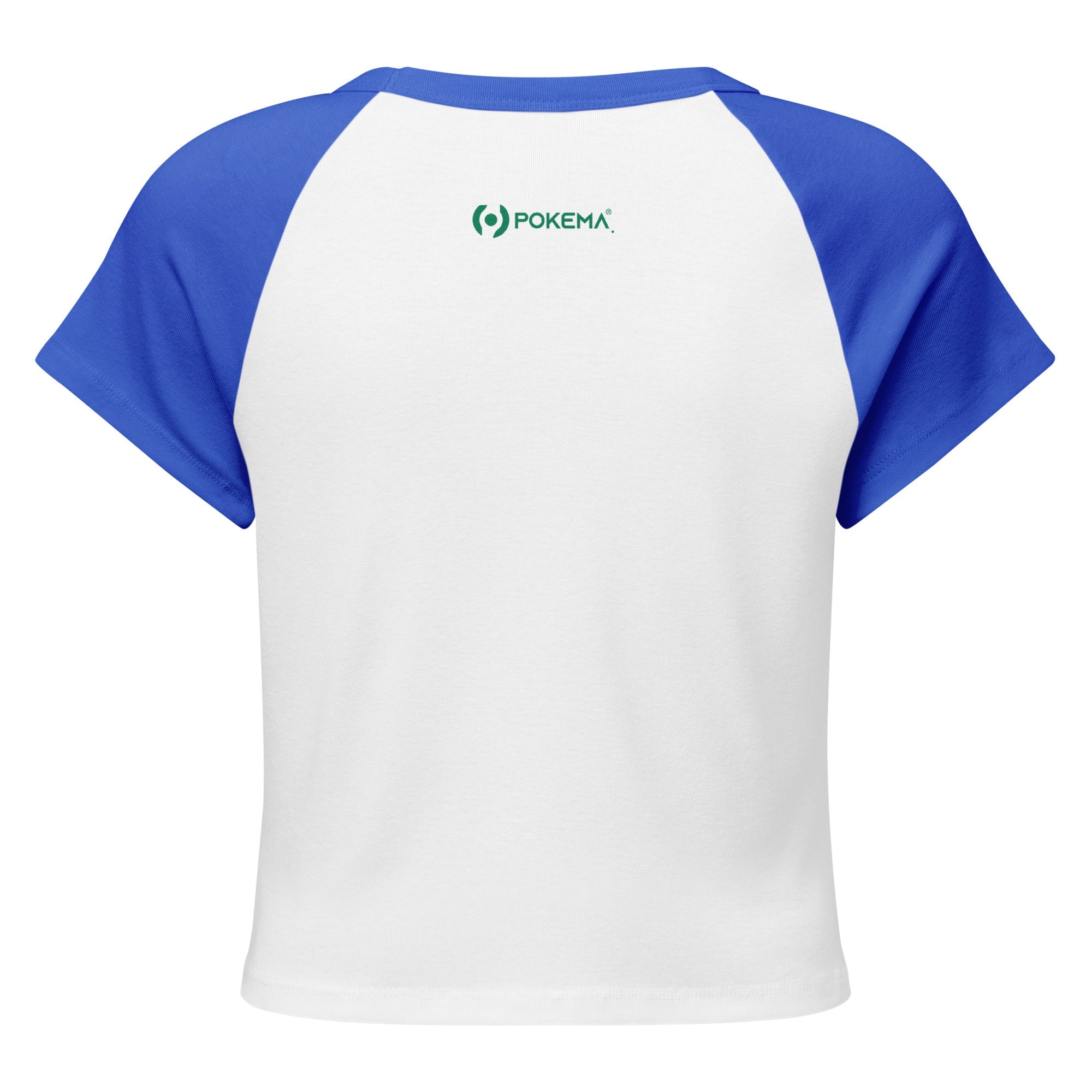 Women’s micro rib raglan baby tee - pokemaProduct mockup