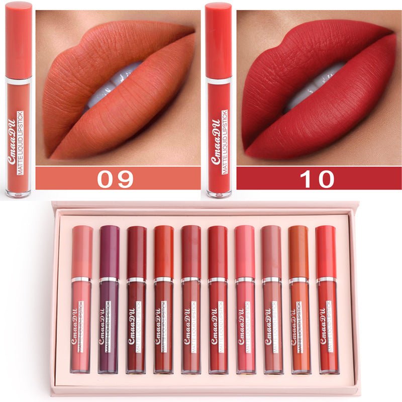 Women's Non-stick Cup Waterproof Matte Lipstick - pokemadf000c0ce5950f9125fc07478d558247