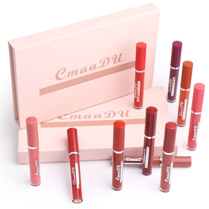 Women's Non-stick Cup Waterproof Matte Lipstick - pokemaa8f0be44a1f1a89f69082140c253d623