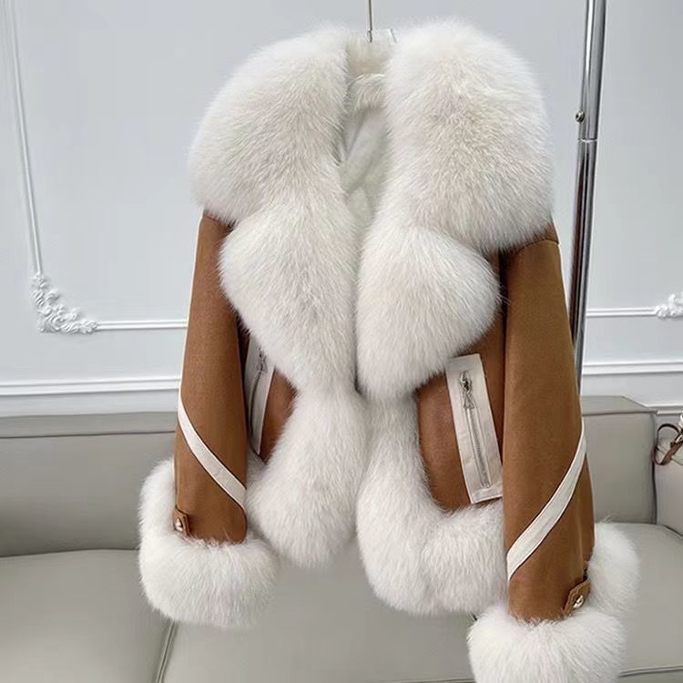 Women's Short Autumn And Winter Cotton Thick Fashion Fur Coat - pokemab51e5168bb9f3b78b5d04ea72ab9313