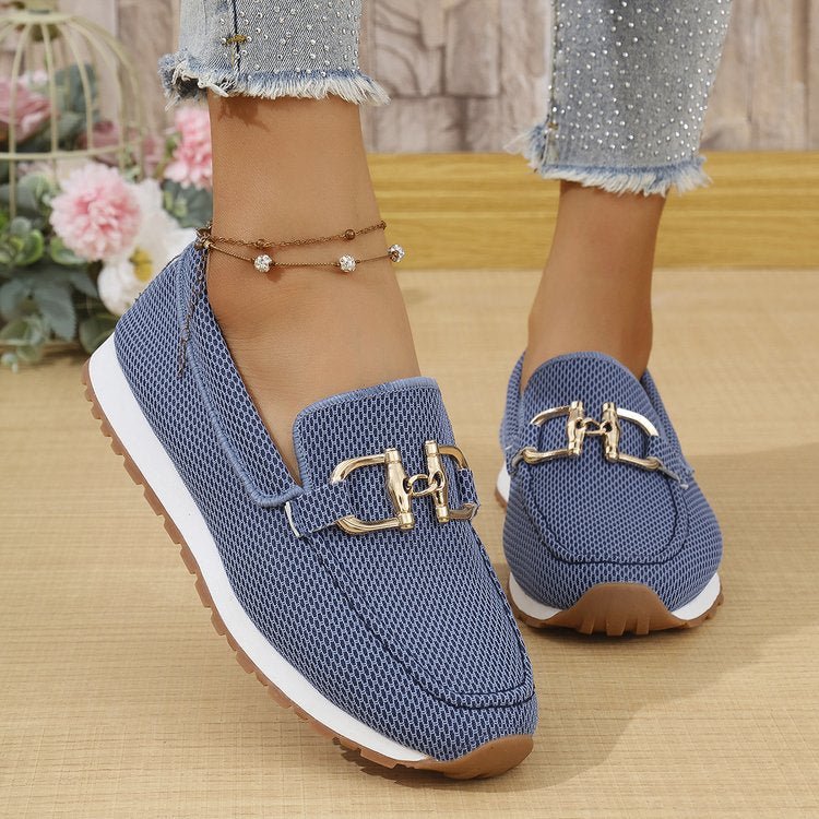 Women's Solid Color Flat Sneakers - Casual Lightweight Walking Shoes For Daily Wear And Comfortable All-match Style - pokemacc308c1bd7e2af899df9e719128f144b