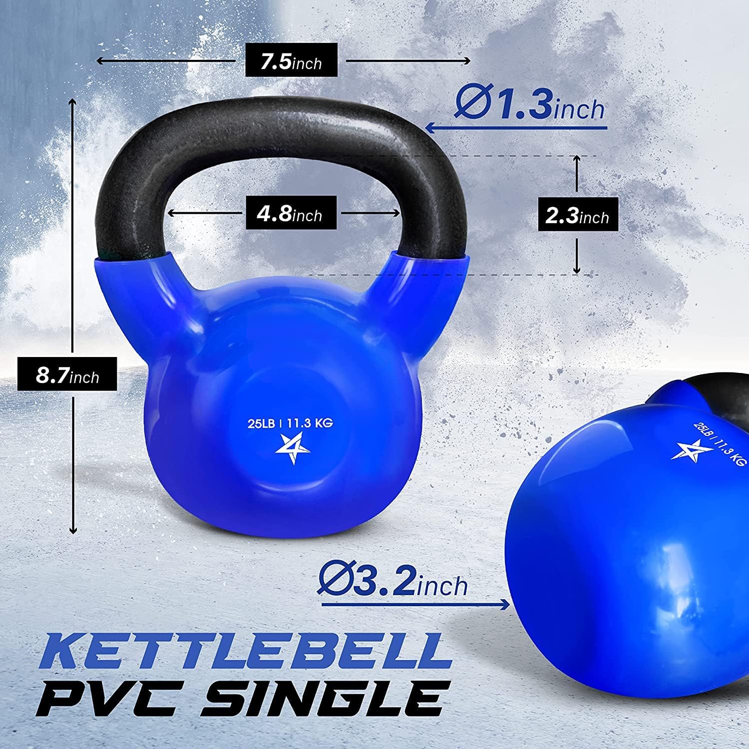 Yes4All Vinyl Coated Kettlebells for Weightlifting & Strength Training - pokemaYes4All Vinyl Coated Kettlebells for Weightlifting & Strength Training