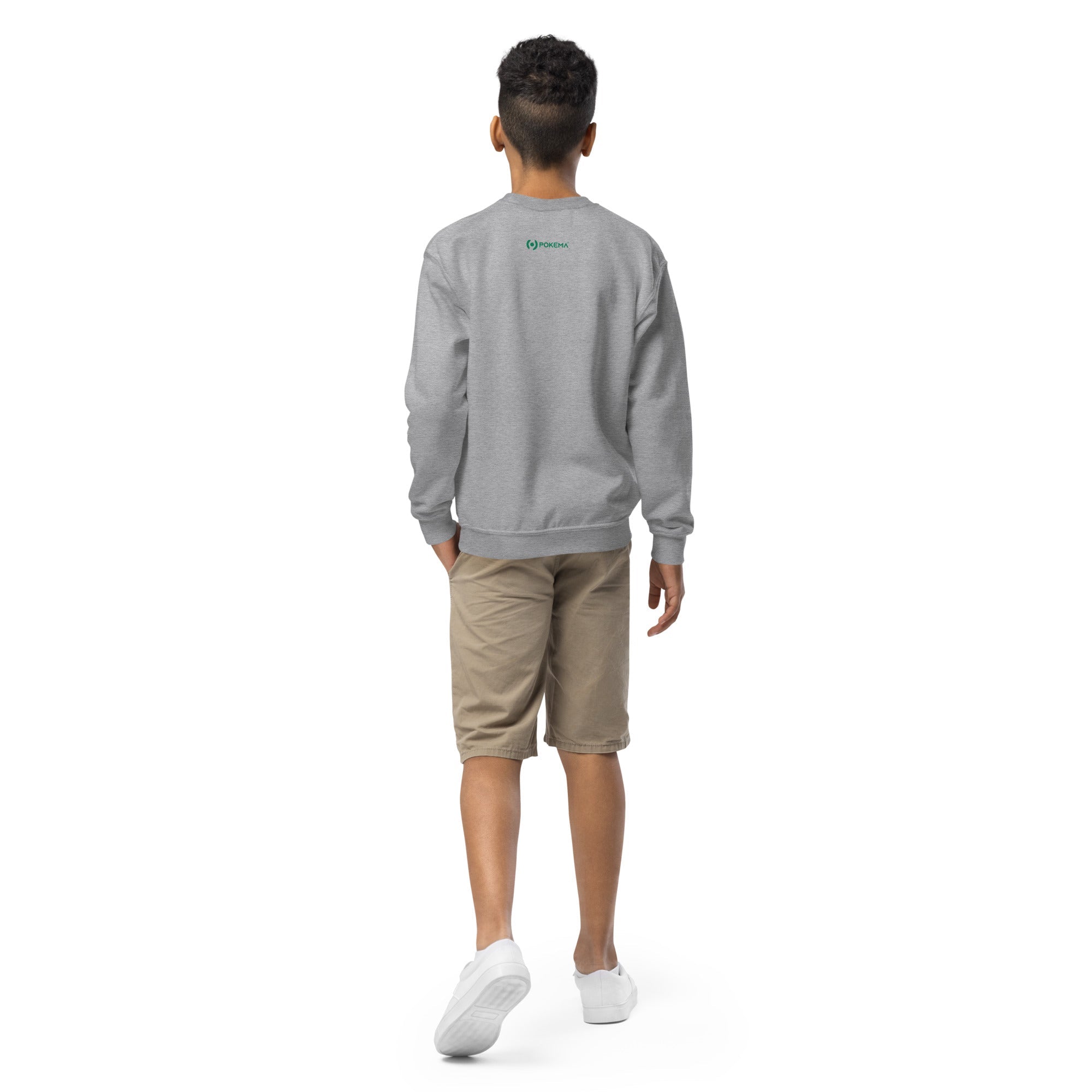 Youth crewneck sweatshirt - pokemaProduct mockup