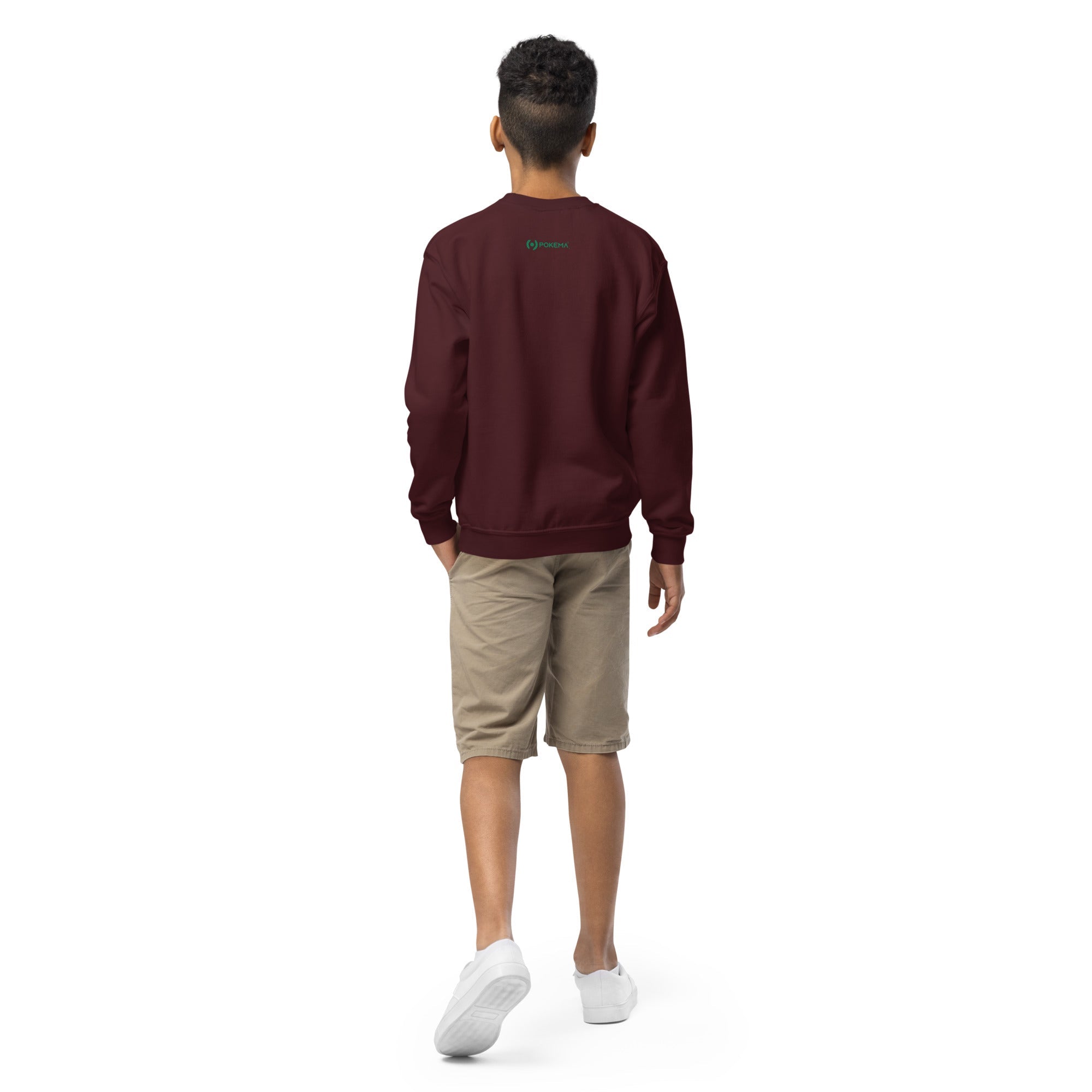 Youth crewneck sweatshirt - pokemaProduct mockup