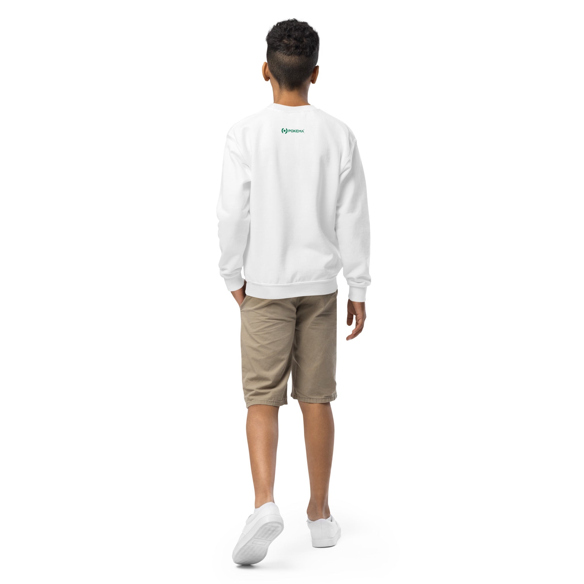 Youth crewneck sweatshirt - pokemaProduct mockup