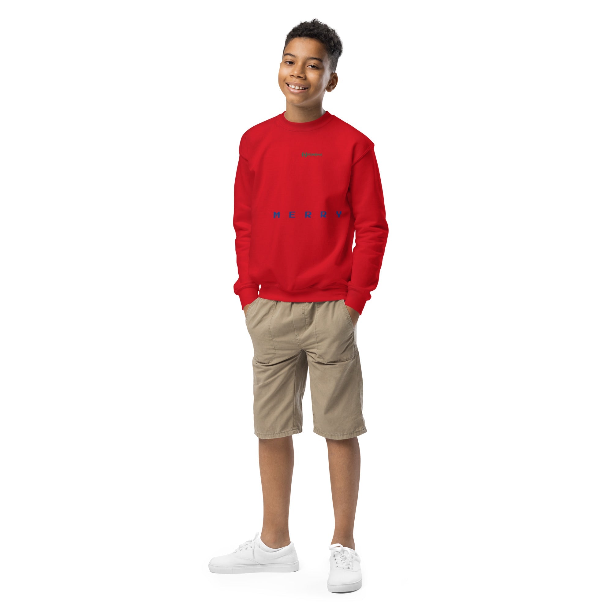 Youth crewneck sweatshirt - pokemaProduct mockup