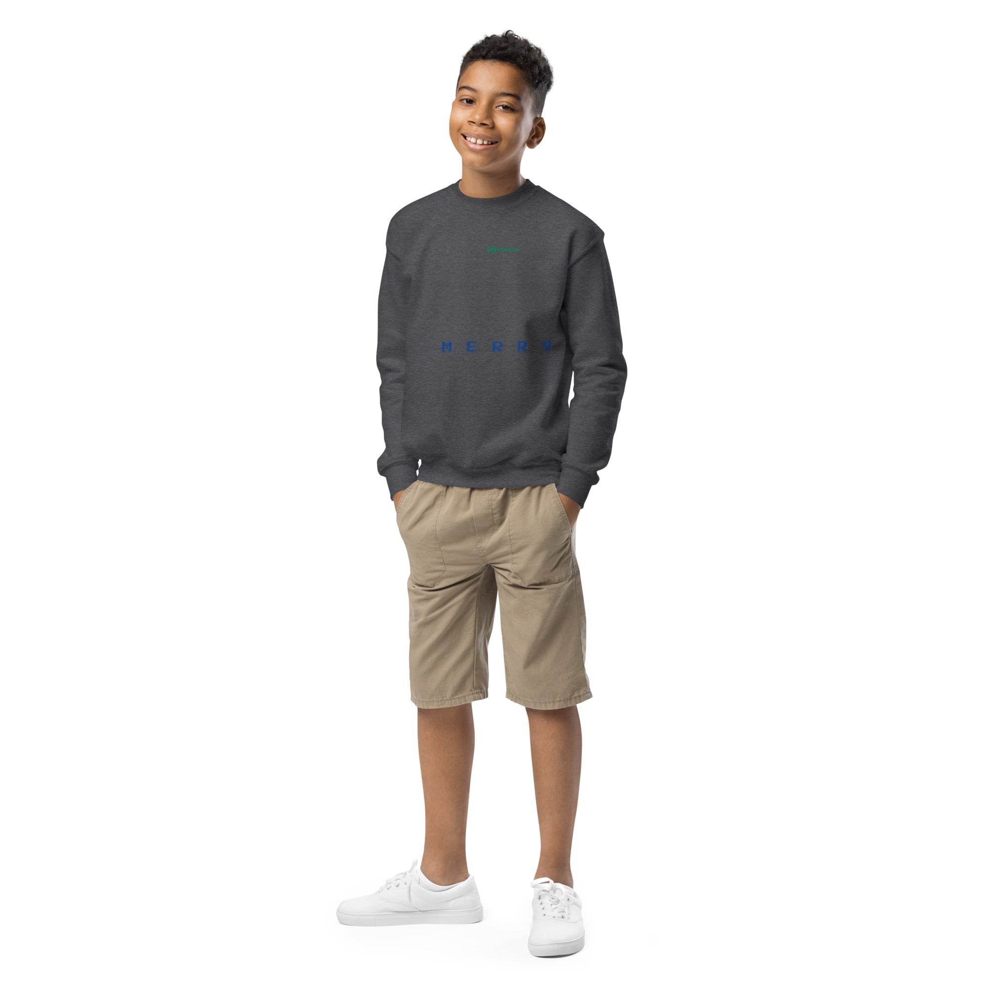 Youth crewneck sweatshirt - pokemaProduct mockup
