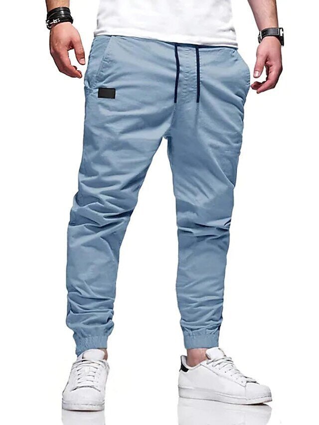 Youth Fashion Casual Tether Loose Cargo Ankle Banded Pants - pokema3075f5e4f752d35b0a012465b4f78231