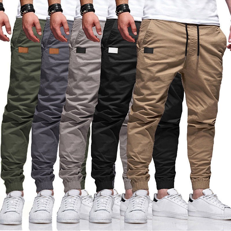 Youth Fashion Casual Tether Loose Cargo Ankle Banded Pants - pokema604f8dc4b8f9c52e8df9522ab419dbb6