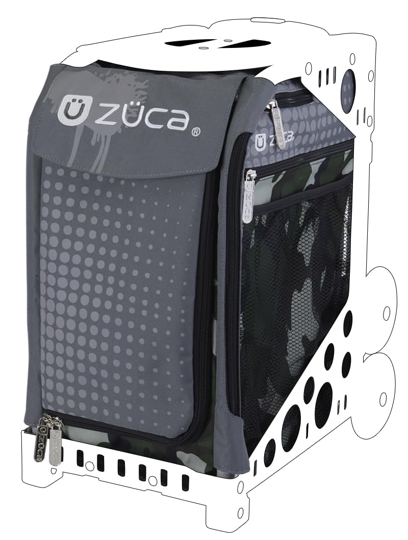 ZUCA "Paintball Black Insert Bag Sport Rolling Suitcase - pokemaZUCA "Paintball Black Insert Bag Sport Rolling Suitcase