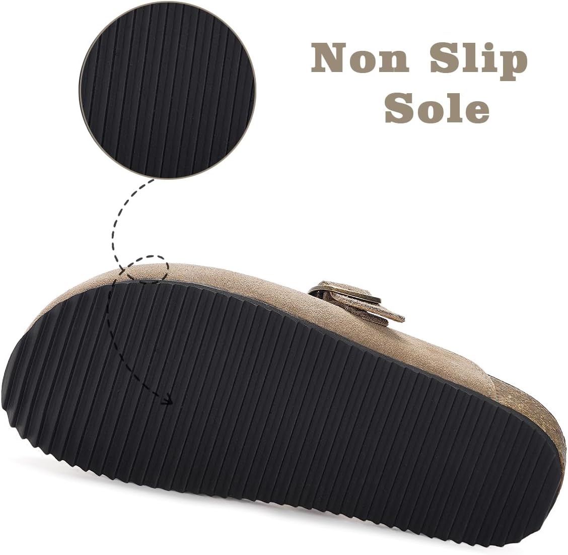 ZUSERIS Kids Suede Clogs Boys Girls Cork Potato Shoes | Slip-On Leather Mules,Adjustable Buckle,Clogs for Little Kids Boys Girls Youth,Indoor Outdoor Sandals - pokemaZUSERIS Kids Suede Clogs Boys Girls Cork Potato Shoes | Slip-On Leather Mules,Adjustable Buckle,Clogs for Little Kids Boys Girls Youth,Indoor Outdoor Sandals